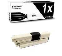 Eurotone Toner compatible pour Oki C301 C321 Remplace 44973536 Cartouche d'encre noire Office Pro Edition