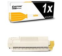 Eurotone Toner compatible pour Oki C5650 C5750 remplace 43872305 Jaune Jaune Office Pro Edition