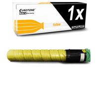 Eurotone Toner compatible pour Ricoh Aficio MPC2030, MPC2050, MPC2530, MPC2550, remplace 841199 Jaune