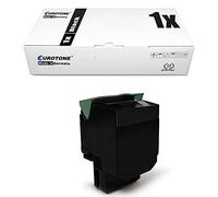 Eurotone XL Schwarz Toner Compatible pour Lexmark CS 421 521 622 CX 421 522 622 625 dn adn ade remplacé 78C0X10 mit ca. 8.500 Seiten