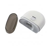 EUROtops Coupe-ongles électrique sans fil avec lumière LED - Pour ongles des doigts et des pieds - Économie d'énergie - Avec réservoir de récupération - Chargement USB