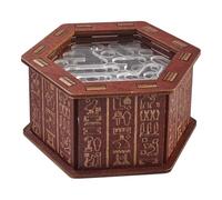 EUROtops Puzzle 3D mythique en bois - Jeu d'adresse sophistiqué avec boule - Jeu de réflexion à plusieurs étages pour adultes et enfants