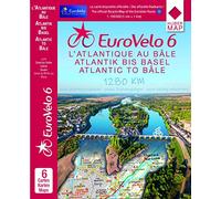 Eurovélo 6 (LOT DE 6 CARTES sous blister) Collectif (Auteur)