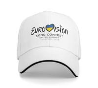 Eurovision Chanson Concours Logo Casquette Baseball Sports De Plein Air Crème Solaire Trucker Chapeau Femmes Hommes Y2k Mignon Bounce Cap