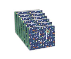 Eurowrap- 28782-6C - Un lot de 6 sacs cadeaux anniversaire - Grands formats 37,3x11,8x27,5cm - Cowboy, dinaus, héros - Qualité supérieure, résistants:210g - idéaux pour puzzles, jeux, coffrets cadeaux