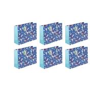 EUROWRAP 28782-6Cpack - 6 sacs Shopping 37,3x11,8x27,5cm - 210g - Cowboy