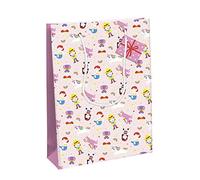 Clairefontaine Sac cadeau enfants Eurowrap 28788-2C Grand 26,5x14x33 cm Princesse/fée 210 g