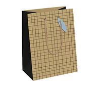 Eurowrap - 28794-3C - Un sac cadeau adulte - Format moyen 21,5x10,2x25,3cm - Dragons - Qualité supérieure, résistant :210g - idéal pour : livre, jeux, petits coffrets