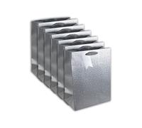 Eurowrap - 30864-2Cpack - Un lot de 6 sacs cadeaux adulte - Grands formats 26,5x14x33cm - Étoiles - Qualité supérieure, résistant :210g - idéal pour : jeux de société, puzzles, coffrets