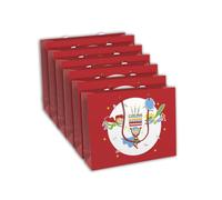 Eurowrap 32406-6Cpack - Un lot de 6 sacs cadeaux Excellia- Format Shopping - 37,3x11,8x27,5 cm - 210g - Motif : Super-héros anniversaire - Emballage Cadeaux, idéal pour : Jeux Société, Puzzles