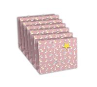 Eurowrap - 32466-6C - Un lot de 6 sacs cadeaux anniversaire - Grands formats 37,3x11,8x27,5cm - Licornes, étoiles - Qualité supérieure, résistants : 210g - idéaux pour puzzles, jeux, coffrets cadeaux