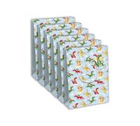 Eurowrap - 32475-2Cpack - Un lot de 6 sacs cadeaux enfants - Grands formats 26,5x14x33cm - Dragons - Qualité supérieure, résistant :210g - idéal pour : jeux de société, puzzles, coffrets