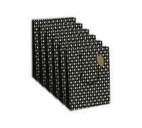 Eurowrap - 32490-2Cpack - Un lot de 6 sacs cadeaux adulte - Grands formats 26,5x14x33cm - Géométrique - Qualité supérieure, résistant :210g - idéal pour : jeux de société, puzzles, coffrets