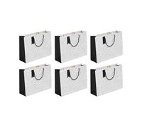 EUROWRAP 32493-6Cpack-6 sacs Shop 37,3x11,8x27,5cm-210g-Poésie, Écriture