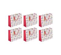 EUROWRAP - Lot 6 sacs Shopping 37,3x11,8x27,5cm - 210g - Petites voitures