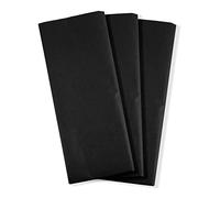 Eurowrap Lot de 6 feuilles de papier de soie Noir