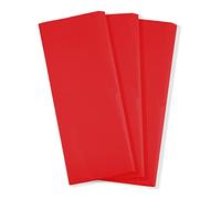 Eurowrap Lot de 6 feuilles de papier de soie Rouge