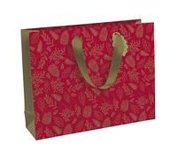 Eurowrap 30615-4Cpack - Un lot de 6 Sacs Cadeaux Excellia- Format Bouteille - Dimensions : 12,7x9x35,5 cm - 210g - Motif : Archi design bleu - Emballage Cadeaux, Bouteille