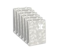Eurowrap - X-29517-2Cpack - Un lot de 6 sacs cadeaux Noël - Grands formats 26,5x14x33cm - Ange - Qualité supérieure, résistant :210g - idéal pour : jeux de société, puzzles, coffrets