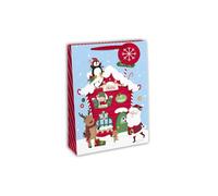 EUROWRAP X-31211-2Cpack-6 sacs Large 26,5x14x33cm - 210g - Merry Christmas