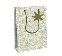 Eurowrap - X-32826-2C - Un sac cadeau Noël - Grand format 26,5x14x33cm - Végétal - Qualité supérieure, résistant :210g - idéal pour : jeux de société, puzzles, coffrets