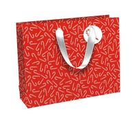 Eurowrap - X-34653-6C - Un sac cadeau Noël - Grand format 37,3x11,8x27,5cm - Sucre d'orge - Qualité supérieure, résistant :210g - idéal pour : jeux de société, puzzles, coffrets