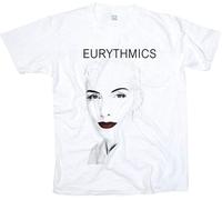 Eurythmics Annie Lennox Glam Rock Punk Men White T-Shirt Manches Courtes(XX-Large)