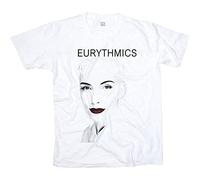 Eurythmics Annie Lennox Glam Rock Punk Men White T-T-Shirts à Manches Courtes(XX-Large)