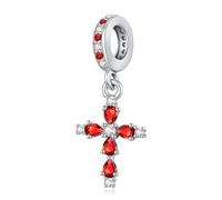 Eusense Charms pour Pandora Pendentif Ttortue Charm Croix Boussole Cheval Charme Pendentif Perles Compatible pour Européen Bracelets