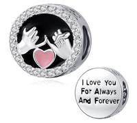 Eusense Charms pour Pandora Pendentif Ttortue Charm Croix Boussole Cheval Charme Pendentif Perles Compatible pour Européen Bracelets