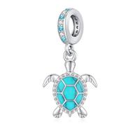 Eusense Charms pour Pandora Pendentif Ttortue Charm Croix Boussole Cheval Charme Pendentif Perles Compatible pour Européen Bracelets