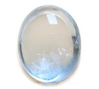 EUSICE - Cristal de Roche Pierre Naturelle de Madagascar, Galet Purification, 100% artisanal & fait-main, Cristal de Roche Haute Qualité Ethique pour Lithothérapie, Bien-être, Méditation et Yoga