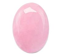 Eusice Quartz Rose Pierre Naturelle, Cristal Thérapeutique Lithothérapie, Galet de Sérénité & Tendresse Bien-être, Méditation, Reiki, 100% Artisanal & Fait-Main, Pierre de Paume Grand Format