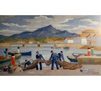EUSKADI PROMOTION Ramiro ARRUE Saint Jean de Luz 1930 500 x 700 mm