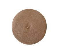 Euskal Txapela Béret Basque Adulte - Adoptez Un Look Tendance et typiquement français en Vous réappropriant Le béret Basque -100% Laine - 28 cm de diamètre (Camel)
