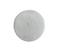 Euskal Txapela Béret Blanc Bébé - Adoptez Un Look Tendance et typiquement français en Vous réappropriant Le béret Basque - Vu défilés 2018/2019-100% Laine - 22 cm de diamètre