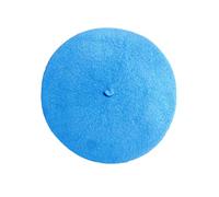 Euskal Txapela Béret Bleu Bébé - Adoptez Un Look Tendance et typiquement français en Vous réappropriant Le béret Basque - Vu défilés 2018/2019-100% Laine - 22 cm de diamètre