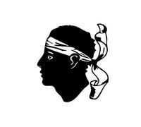 Euskal Txapela - Drapeau Corse - Adoptez Une Ambiance Corse ou Sein de Votre intérieur et extérieur - Œillets Fixation - Dimensions 20 x 30 cm -100% Polyester