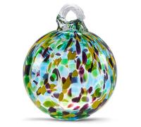 EUSTUMA Boule de sorcière en verre soufflé à la main, boule en verre ornement pour jardin, boule d'observation pour l'intérieur et l'extérieur, décoration de maison. (4)