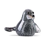 EUSTUMA Figurine de Sceau en Verre soufflé à la Main, Animal Marin pour Aquarium, Collection d'animaux Marins pour Cadeau d'anniversaire, Presse-Papier en Verre