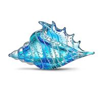 EUSTUMA Figurines de conque en Verre soufflé à la Main, Ornement d'animaux Marins pour décoration d'intérieur, Collection d'animaux Marins pour Cadeau d'anniversaire, Coquillages en Verre (conque 2)