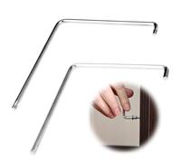 EuSupNova 2 Pièces Outil de Réglage de Fenêtre 4mm & TORX TX15, clé d'ajustement pour fenêtres et portes, Kit Précis en Acier 45#, pour un Ajustement Polyvalent des Ferrures de Fenêtre