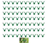 EuSupNova 70 Pièces Réglables à 360 Degré Plant Bender Clips, Low Stress Training Cintreuse de Plantes Clips, Pince d'Entraînement à la Flexion Réglable pour Jardin Plantes Légumes Fleurs (Vertes)