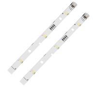 EuSupNova Lot de 2 Bandes Lumineuses LED pour Réfrigérateur compatible avec Rongsheng/Hisense MDDZ-162A 1629348 1529227 DC12V Réfrigérateur, 16cm LED Bande Lumière de Remplacement