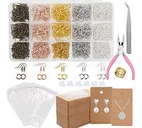 EuTengHao 1905Pcs crochets de boucles d'oreilles pour la fabrication de bijoux - Avec crochets de boucles d'oreilles en forme de poisson Supports de boucles Pour la réparation de boucles d'oreilles