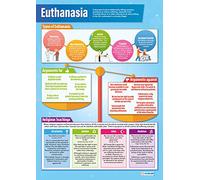 Euthanasia | Affiches d'éducation religieuse | Papier laminé brillant mesurant 850 mm x 594 mm (A1) | Tableaux d'études religieuses pour la salle de classe | Cartes éducatives par Daydream Education