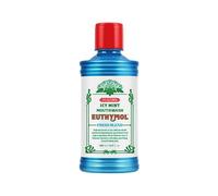 Euthymol Mouthwash ICY Mint 500ml, Alcohol-Free, Distinctive Strong Taste Flavour, Reduce Plaque Gingival Clean Healty Teeth Gums, Freshens Breath Refreshing Daily Oral Dental Care