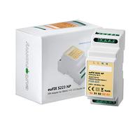 Eutonomy euFIX Adaptateur de Rail DIN pour FIBARO Double Switch, sans Boutons, S223NP