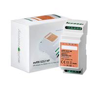 Eutonomy euFIX Adaptateur de Rail DIN pour FIBARO Relay Switch 1x3kW, sans Boutons, S212NP