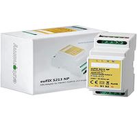 Eutonomy euFIX Adaptateur de Rail DIN pour FIBARO Single Switch, sans Boutons, S213NP